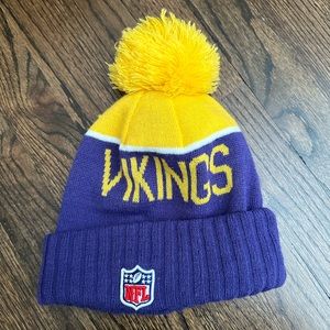 Kids Vikings stocking hat NFL brand